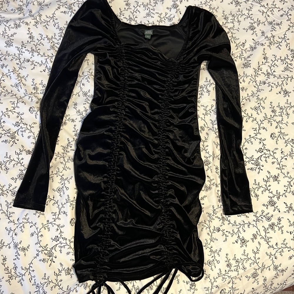NWOT Black Velvet dress